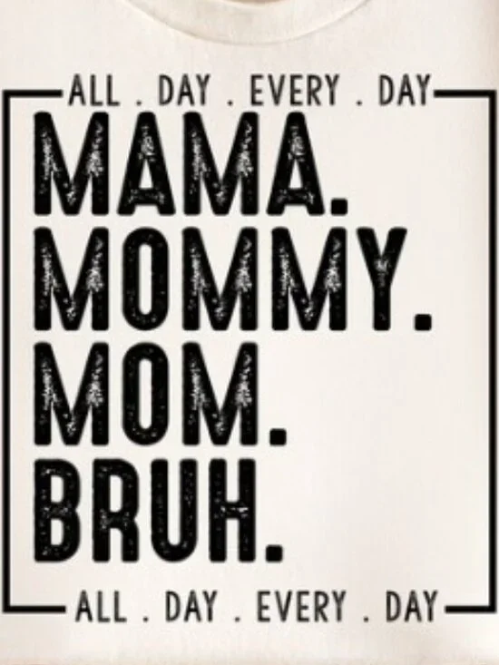 Mama Mommy Mom Bruh Shirt, Mother's Day Gift Shirt - Picture 2 of 3